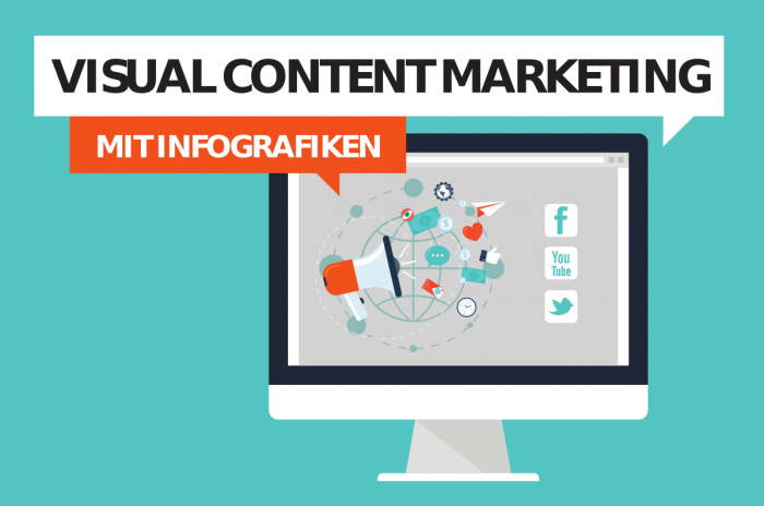 Visuelle Inhalte wie Infografiken sind vor allem in sozialen Netzwerken beliebt und bieten so die Chance dein Content-Marketing zusätzlich anzukurbeln.